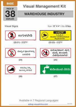 Basic Kit - Warehouse Industry Visual Management Kit