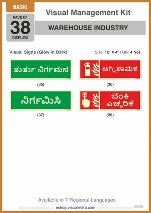 Basic Kit - Warehouse Industry Visual Management Kit