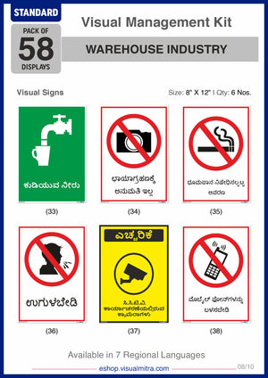 Standard Kit - Warehouse Industry Visual Management Kit
