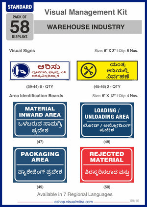 Standard Kit - Warehouse Industry Visual Management Kit