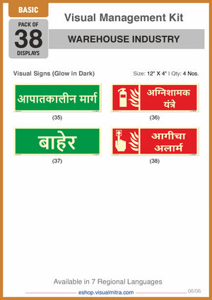 Basic Kit - Warehouse Industry Visual Management Kit