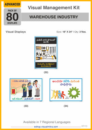 Advanced Kit - Warehouse  Industry Visual Management Kit