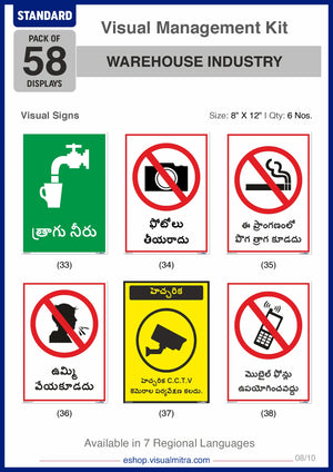 Standard Kit - Warehouse Industry Visual Management Kit