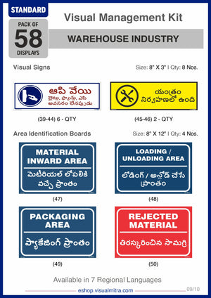 Standard Kit - Warehouse Industry Visual Management Kit