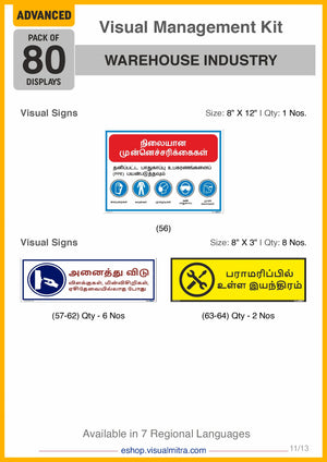 Advanced Kit - Warehouse  Industry Visual Management Kit