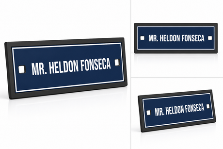 PVC (Black) Frame with Printed Sunboard