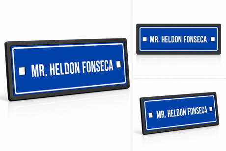PVC (Black) Frame with Printed Sunboard