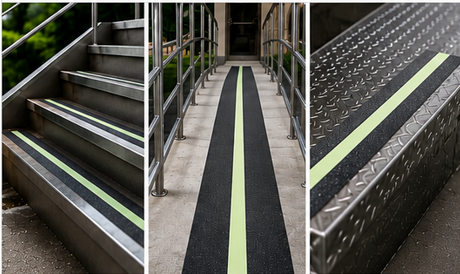 VisualMitra Anti Skid with Glow Tape.